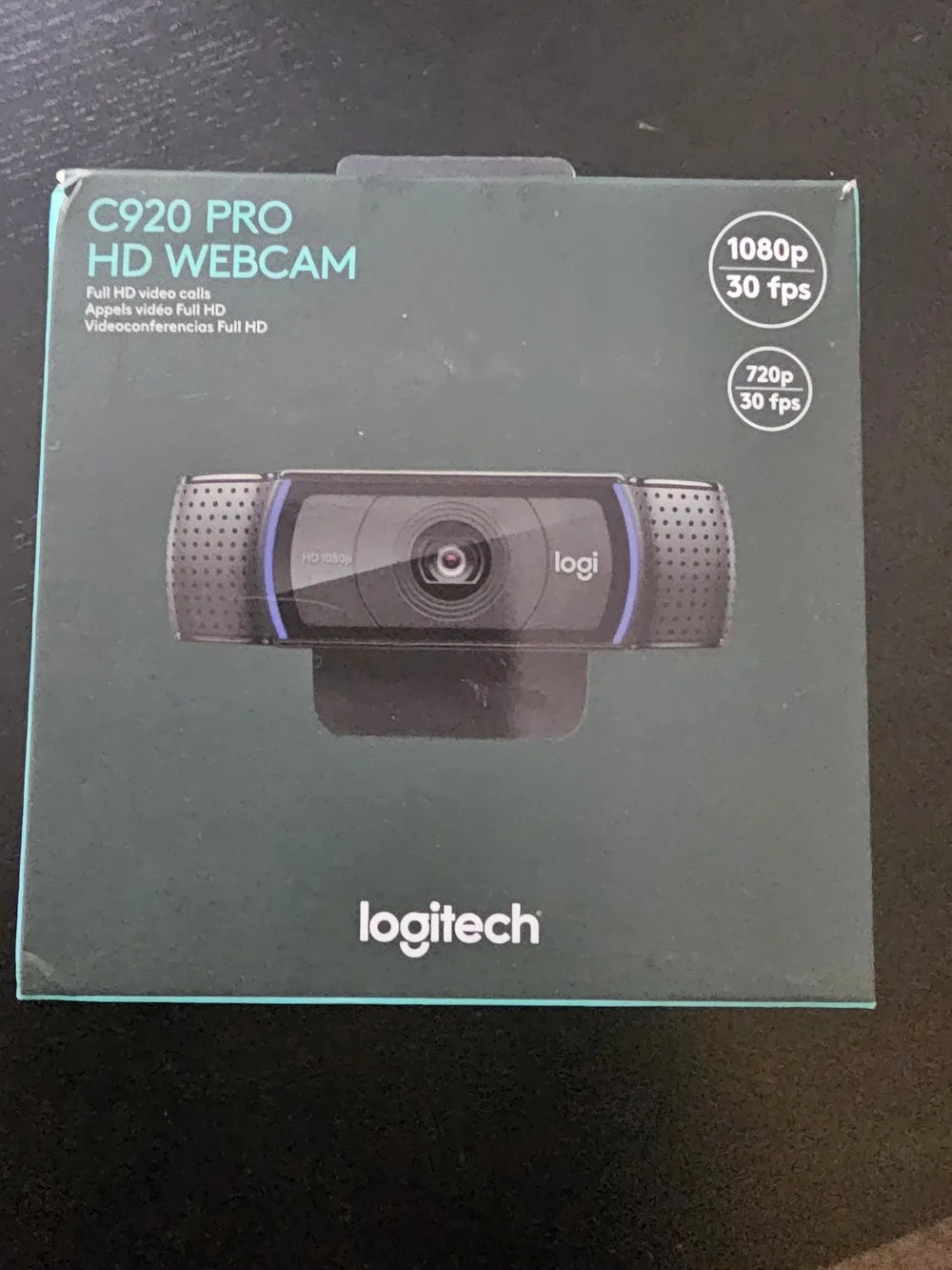 Logitech HD Webcam with Privacy Shutter - Black